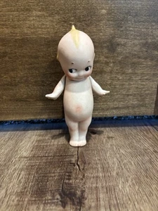Kewpie Doll Antique 5” Rose O’Neill Doll Jointed Arms Blue Angel Wings Read - Picture 1 of 5