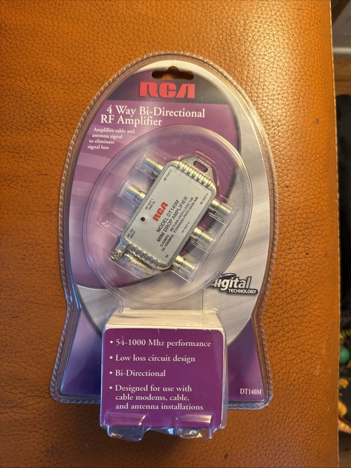 RCA 4 Way Bi-Directional RF Amplifier DT140M (unopened) - Image 1 of 4