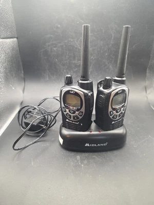 Midland GXT1000P GMRS Two-Way Radios w/ Charger & Adapter - Image 1 of 4