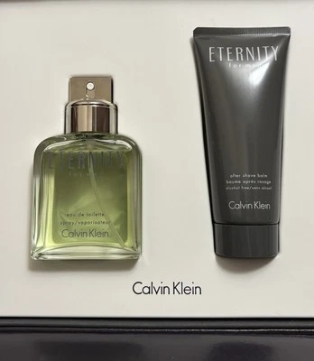 Calvin Klein Eternity for Men Set de Regalo 3.4oz Colonia 3.4oz Bálsamo de Afeitar con Caja de Regalo Foto 1 de 4
