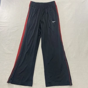 Pantalones deportivos Nike de baloncesto para hombre M 383953 010 horas extras negros rojos con cremallera al tobillo - Imagen 1 de 13