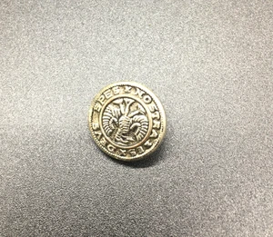 Vintage Hessischer Soldat Messing Knöpfe ESX DEVS SPES NOSTRA Adler Militär 0,25" klein - Bild 1 von 2