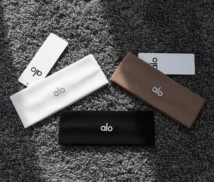 Alo Yoga Headbands 3-Pack Black White Brown – Soft Stretchy Unisex NWT - Picture 1 of 4