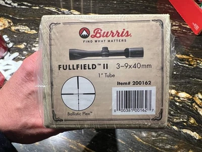 Mira telescópica de caza Burris Fullfield II, retícula balística Plex 3-9X40 mm 200162 Foto 1 de 4