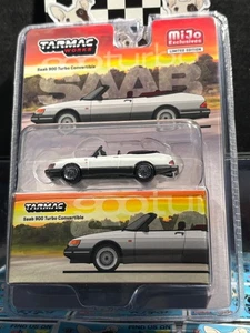 1/64 TARMAC WORKS SAAB 900 TURBO CONVERTABLE WHITE - Picture 1 of 2