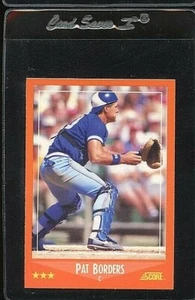 1988 SCORE TRADED GLOSSY #99T PAT BORDERS ROOKIE RC TORONTO BLUE JAYS  - Picture 1 of 1
