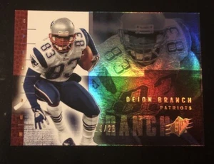 2006 SPX #53 DEION BRANCH Spectrum GOLD SSP #d 14/25! PATRIOTS - Picture 1 of 2