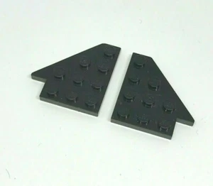 LEGO Espace : 2x Plaque coin 4 x 4 - Réf 3935 3936 noir - Set 6986 6987 6954 - Imagen 1 de 1
