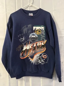 Vintage Hank Williams Jr Monday Night Football Chicago Bears Sweatshirt L 1994 - Picture 1 of 9