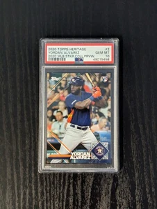 1-2020 Topps Heritage Yordan Alvarez MLB Sticker Collection Preview #2 PSA 10 RC - Picture 1 of 2