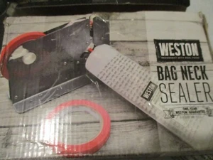 Meat Packaging Bag Neck Sealer (07-1101-W) - NEW - OPEN BOX- MISSING TAPE - Picture 1 of 8