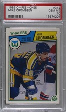 1983-84 O-Pee-Chee Mike Crombeen #312 PSA 10 GEM MT Rookie RC
