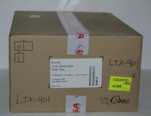 USA Scientific 1121-3810 TipOne Pipetta Filtro 10uL Graduato 7680 Punte Nuovo - Foto 1 di 4