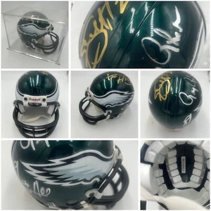 Vintage 90’s Signed Philadelphia Eagles Riddell Mini Helmet Rhodes/Everitt/Hall - Bild 1 von 16