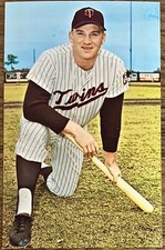 1968 Dexter Press, Minnesota Twins Harmon Killebrew 1st, 3rd Bases, Left Field