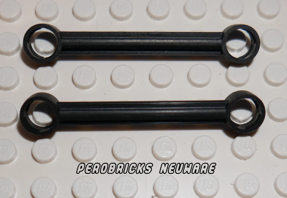 Lego Technic 2x Lenkung #2739a Lenkstange 1x6 Kugelkopf schwarz NEUWARE - Bild 1 von 1
