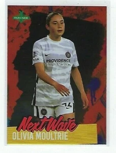 2021 PARKSIDE NWSL VOLUME 2 NEXT WAVE RED #NW21 OLIVIA MOULTRIE PORTLAND THORNS - Picture 1 of 2