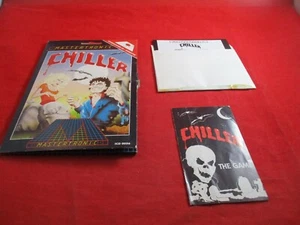 Chiller Commodore 64 Floppy Disk Diskette Version COMPLETE w/ Case manual RARE! - Imagen 1 de 9