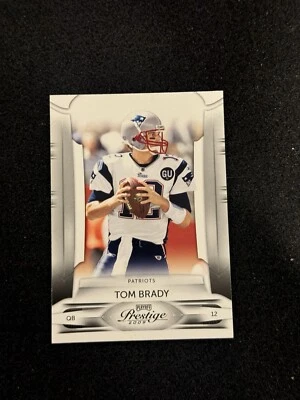 2009 Playoff Prestige - #57 Tom Brady New England Patriots Football  - Image 1 of 2