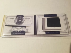 2012 National Treasures Curtis Granderson Jumbo Jersey Patch Booklet /25 Yankees - Bild 1 von 2
