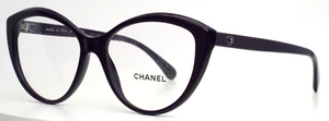 Chanel 3464 1758 Dunkellila Damen Semi Cat Eye Brille 55-16-140 B:47 - Bild 1 von 16