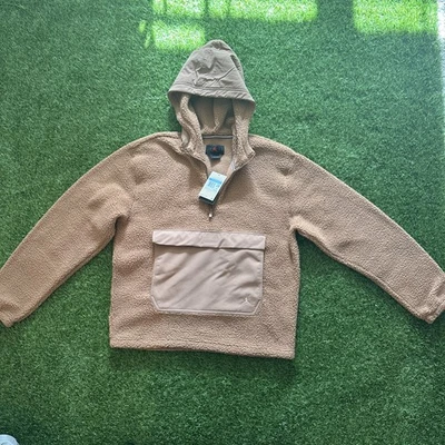 Sudadera con Capucha Nike Air Jordan Flight Sherpa 1/2 Cremallera FV7452-223 Talla Mediana Foto 1 de 4