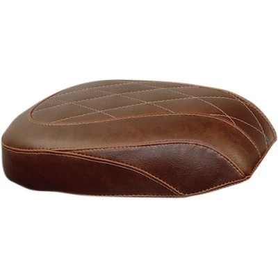 Assento traseiro Mustang Wide Tripper solo marrom ponto diamante 76767 - Imagem 1 de 1