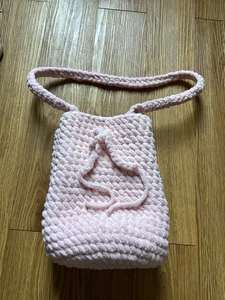 NEU Handtasche Schultertasche Damen Mädchen handgefertigt COZY Chenille Handtasche - Bild 1 von 5
