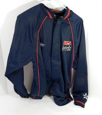 Team USA Basketball Game Issued Navy Warm Up Jacket S DP64777 - Image 1 of 4