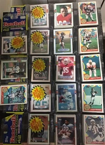 (6)- 1989 Topps Football packs All with Hall Of Famers Showing - Picture 1 of 2