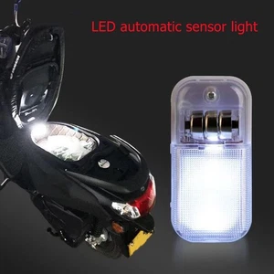 1x LED Motorcycle Tail Light Box Anti-collision Safety White Light Replacement - Picture 1 of 9
