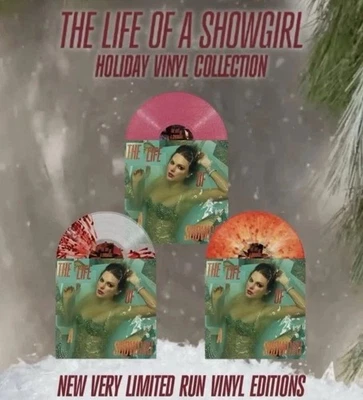 🎄Taylor Swift The Life of a Showgirl HOLIDAY VINYL COLLECTION (ALL 3) PRESALE🎄 - Image 1 of 4
