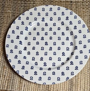 Ralph Lauren Denim Ware Nellie Kate Dinner Plate 11 " Made England~Used~Exll - Picture 1 of 4