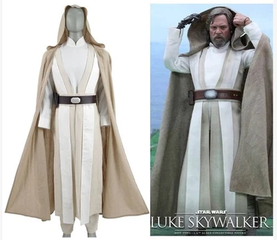 Star Wars Los Últimos Jedi Luke Skywalker Uniforme Conjunto Disfraz Juegos con disfraces Halloween Nuevo Foto 1 de 4