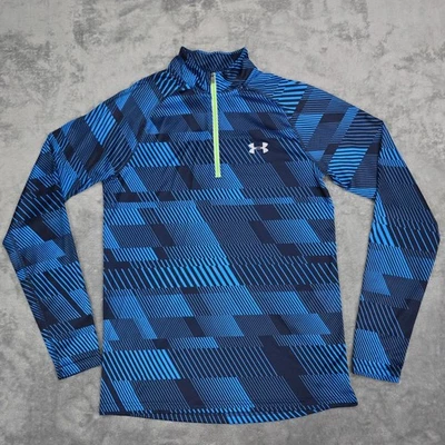 Camisa de Correr Under Armour Ajustada Pequeña X Correr Manga Larga 1/4 Cremallera AllSeasonGear Foto 1 de 4