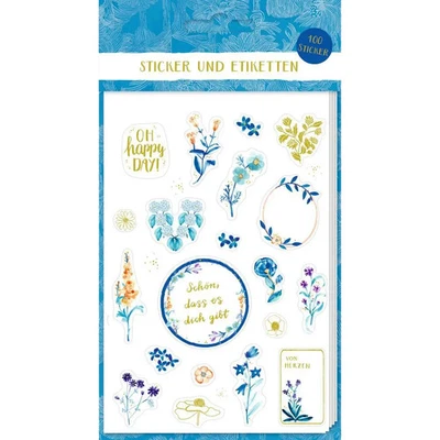 Stickerbogen: Sticker u. Etiketten - All about blue - Bild 1 von 4