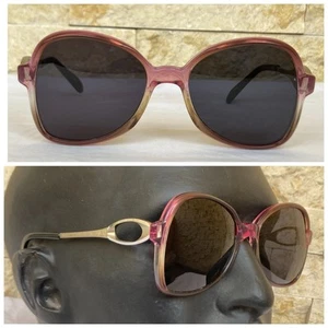 VINTAGE METZELER SUNGLASSES UNIQUE SQUARED GERMANY 1980'S METAL NOS RARE MODEL - Picture 1 of 22
