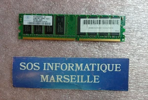 Barrette Mémoire NANYA 512MB DDR-333MHz-CL2.5 PC2700U-25330 (NT512D64S8HB1G-6K) - Picture 1 of 4