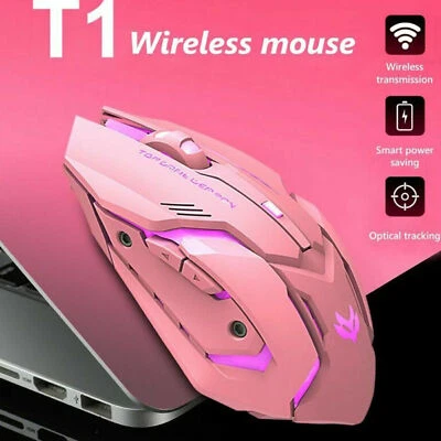 2.4GHz Wireless Optical Mouse Mice & USB Receiver 1600DPI For PC Laptop Computer - Image 1 of 4
