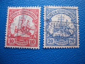 Africa sud-occidentale tedesca, 1900, yacht a vela Hohenzollern, timbrato - Foto 1 di 1