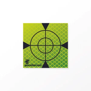 Reflex Zielmarken 40mm x 40mm, selbstklebend, Überwachung, Seladon, 50 Stück! - Bild 1 von 3