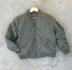 Gap Kids Quilted Light Puffer Jacket - Girls Size Large Army Green - Picture 1 of 4