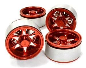 1.9 Size Billet Machined Alloy 6V Spoke Wheel(4)High Mass Type for Scale Crawler - Picture 1 of 1