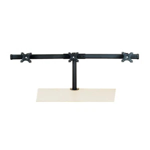 VALUE LCD-Triple-Arm Trägerstange, schwarz, Tischmontage / Höhenverstellbar - Bild 1 von 5