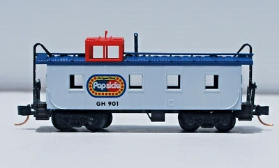Popsicle. N Scale. 36' Steel Caboose. Rd. # GH 901. Micro Trains Line. New. - Image 1 of 4