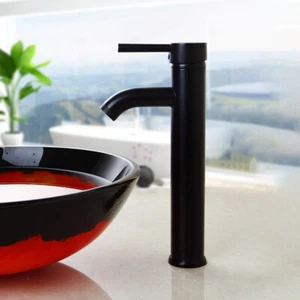 Rubinetto miscelatore lavabo bagno vaso monocomando US Contemporary ORB - Foto 1 di 5
