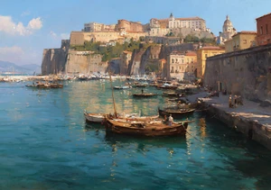 Attilio Pratella (1856/1949) Quadro a olio ASTA LIBERA SENZA PREZZO DI RISERVA - Foto 1 di 8