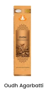 3 X 20N PATANJALI AASTHA OUDH OUD PALITOS DE INCIENSO PREMIUM AGARBATTI - Imagen 1 de 3