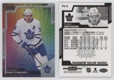 2020-21 O-Pee-Chee Platinum Rainbow Color Wheel Photo Variations Auston Matthews