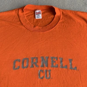 Vintage Cornell University Soffe Shirts 50/50 Made In USA. Large. Ivy League. - Picture 1 of 11